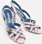 Manolo Blahnik Pre-owned Canvas sandals Pink Dames - Thumbnail 3