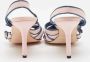 Manolo Blahnik Pre-owned Canvas sandals Pink Dames - Thumbnail 4