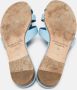 Manolo Blahnik Pre-owned Fabric flats Blue Dames - Thumbnail 5