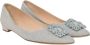 Manolo Blahnik Pre-owned Fabric flats Gray Dames - Thumbnail 4