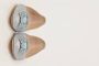 Manolo Blahnik Pre-owned Fabric flats Gray Dames - Thumbnail 10