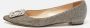 Manolo Blahnik Pre-owned Fabric flats Gray Dames - Thumbnail 2