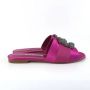 Manolo Blahnik Pre-owned Fabric flats Purple Dames - Thumbnail 2