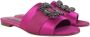 Manolo Blahnik Pre-owned Fabric flats Purple Dames - Thumbnail 3