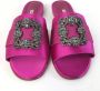 Manolo Blahnik Pre-owned Fabric flats Purple Dames - Thumbnail 4