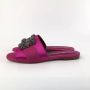 Manolo Blahnik Pre-owned Fabric flats Purple Dames - Thumbnail 5