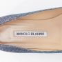 Manolo Blahnik Pre-owned Fabric flats Purple Dames - Thumbnail 6