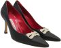 Manolo Blahnik Pre-owned Fabric heels Black Dames - Thumbnail 4