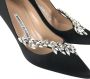 Manolo Blahnik Pre-owned Fabric heels Black Dames - Thumbnail 5