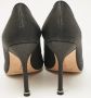 Manolo Blahnik Pre-owned Fabric heels Black Dames - Thumbnail 4