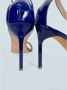 Manolo Blahnik Pre-owned Fabric heels Blue Dames - Thumbnail 6