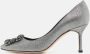 Manolo Blahnik Pre-owned Fabric heels Gray Dames - Thumbnail 2