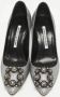 Manolo Blahnik Pre-owned Fabric heels Gray Dames - Thumbnail 3