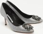 Manolo Blahnik Pre-owned Fabric heels Gray Dames - Thumbnail 4