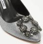 Manolo Blahnik Pre-owned Fabric heels Gray Dames - Thumbnail 7