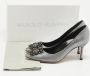 Manolo Blahnik Pre-owned Fabric heels Gray Dames - Thumbnail 9