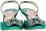 Manolo Blahnik Pre-owned Fabric heels Green Dames - Thumbnail 2