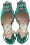 Manolo Blahnik Pre-owned Fabric heels Green Dames - Thumbnail 3