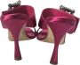 Manolo Blahnik Pre-owned Fabric heels Pink Dames - Thumbnail 4