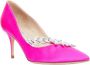 Manolo Blahnik Pre-owned Fabric heels Pink Dames - Thumbnail 2