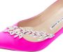 Manolo Blahnik Pre-owned Fabric heels Pink Dames - Thumbnail 3