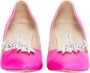 Manolo Blahnik Pre-owned Fabric heels Pink Dames - Thumbnail 4