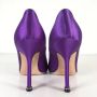 Manolo Blahnik Pre-owned Fabric heels Purple Dames - Thumbnail 5