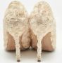 Manolo Blahnik Pre-owned Fabric heels White Dames - Thumbnail 5