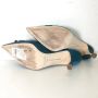 Manolo Blahnik Pre-owned Fabric mules Blue Dames - Thumbnail 6