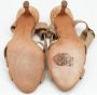 Manolo Blahnik Pre-owned Fabric sandals Beige Dames - Thumbnail 6