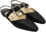 Manolo Blahnik Pre-owned Fabric sandals Black Dames - Thumbnail 3