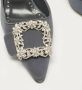 Manolo Blahnik Pre-owned Fabric sandals Gray Dames - Thumbnail 7