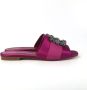 Manolo Blahnik Pre-owned Fabric sandals Purple Dames - Thumbnail 2