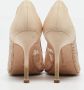 Manolo Blahnik Pre-owned Lace heels Beige Dames - Thumbnail 5