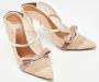 Manolo Blahnik Pre-owned Lace heels Beige Dames - Thumbnail 4