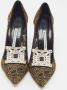 Manolo Blahnik Pre-owned Lace heels Multicolor Dames - Thumbnail 3