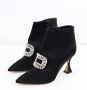 Manolo Blahnik Pre-owned Leather boots Black Dames - Thumbnail 3