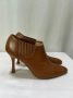 Manolo Blahnik Pre-owned Leather boots Brown Dames - Thumbnail 7