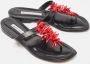 Manolo Blahnik Pre-owned Leather flats Black Dames - Thumbnail 3