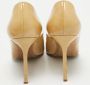 Manolo Blahnik Pre-owned Leather heels Beige Dames - Thumbnail 5