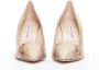 Manolo Blahnik Pre-owned Leather heels Beige Dames - Thumbnail 2