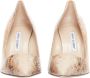 Manolo Blahnik Pre-owned Leather heels Beige Dames - Thumbnail 3