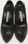 Manolo Blahnik Pre-owned Leather heels Black Dames - Thumbnail 3