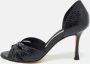 Manolo Blahnik Pre-owned Leather heels Black Dames - Thumbnail 2