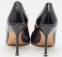 Manolo Blahnik Pre-owned Leather heels Black Dames - Thumbnail 5