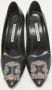 Manolo Blahnik Pre-owned Leather heels Black Dames - Thumbnail 3