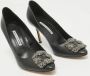 Manolo Blahnik Pre-owned Leather heels Black Dames - Thumbnail 4