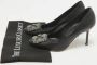 Manolo Blahnik Pre-owned Leather heels Black Dames - Thumbnail 9