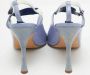 Manolo Blahnik Pre-owned Leather heels Blue Dames - Thumbnail 5