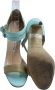 Manolo Blahnik Pre-owned Leather heels Blue Dames - Thumbnail 5